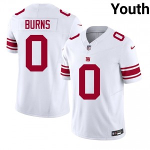 #0 Brian Burns Big Blue Youth Exclusive Football Embroidery Jersey - White Edition 66269463