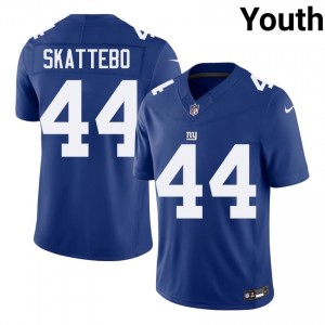 Cam Skattebo NY Giants #44 Youth NFL Football Stitched Jersey - Royal Edition 80910537