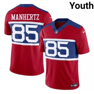 Chris Manhertz Big Blue #85 Youth Limited Football Embroidery Jersey - Red Edition 44837605