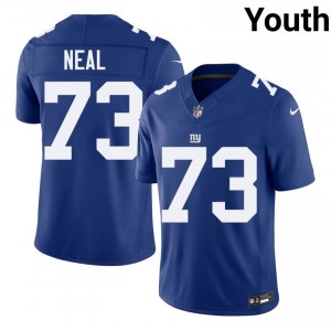 Evan Neal Big Blue #73 Youth Premium Football Embroidery Jersey - Royal Edition 94378127