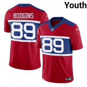 Isaiah Hodgins Big Blue #89 Youth Essential Football Embroidery Jersey - Red Edition 79352602