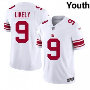 #9 Isaiah Likely Big Blue Youth Licensed Football Embroidery Jersey - White Edition 35299329