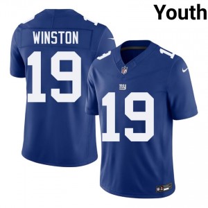 Jameis Winston Big Blue #19 Youth Iconic Football Embroidery Jersey - Royal Edition 48830270