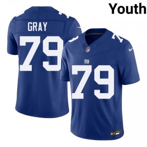 Jarrod Gray Big Blue #79 Youth Licensed Football Embroidery Jersey - Royal Edition 74176223