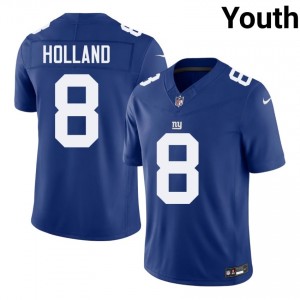 Jevon Holland NY Giants #8 Youth Player Football Stitched Jersey - Royal Edition 52399577