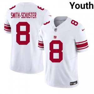 #8 JuJu Smith-Schuster NY Giants Youth Classic Football Stitched Jersey - White Edition 14238788