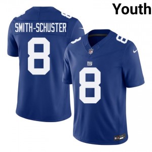 JuJu Smith-Schuster NYG #8 Youth Durable Football Sewn Jersey - Royal Edition 18798964