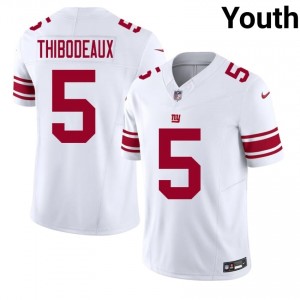 #5 Kayvon Thibodeaux Big Blue Youth Elite Thread Football Embroidery Jersey - White Edition 90991866
