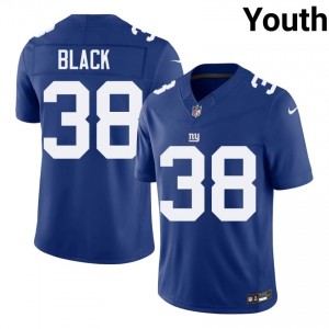 Korie Black Big Blue #38 Youth Essential Football Embroidery Jersey - Royal Edition 71876400