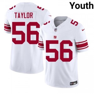 #56 Lawrence Taylor NY Giants Youth NFL Football Stitched Jersey - White Edition 48546551