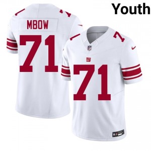 #71 Marcus Mbow NY Giants Youth Player Football Stitched Jersey - White Edition 66827657