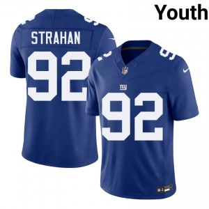 Michael Strahan Big Blue #92 Youth NFL Football Embroidery Jersey - Royal Edition 27933282