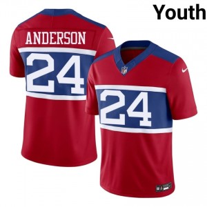 Ottis Anderson NY Giants #24 Youth Limited Football Stitch Jersey - Red Edition 37427682