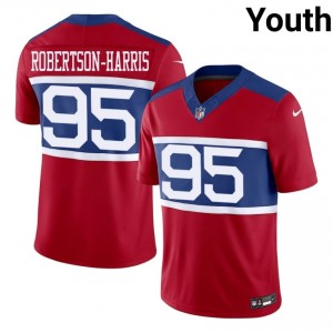 Roy Robertson-Harris NY Giants #95 Youth Exclusive Football Stitch Jersey - Red Edition 28950407