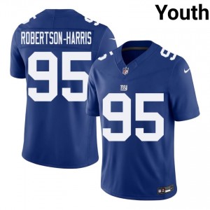 Roy Robertson-Harris Giants #95 Youth Moisture Wicking Football Stitch Jersey - Royal Edition 20968666