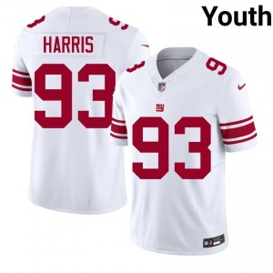 #93 Shelby Harris Big Blue Youth Gameday Football Embroidery Jersey - White Edition 60711689