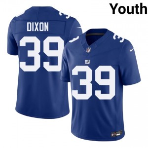 Thaddeus Dixon NY Giants #39 Youth Pro Cut Football Stitch Jersey - Royal Edition 83816055