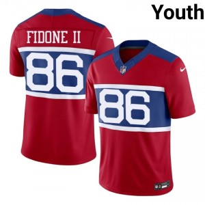 Thomas Fidone II NY Giants #86 Youth Gameday Football Stitched Jersey - Red Edition 25859432