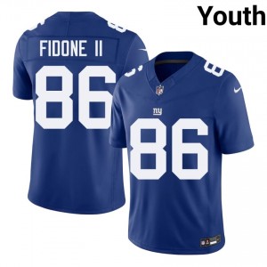 Thomas Fidone II Big Blue #86 Youth Limited Football Embroidery Jersey - Royal Edition 32984103