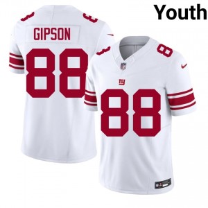#88 Xavier Gipson NY Giants Youth Classic Football Stitch Jersey - White Edition 36920561