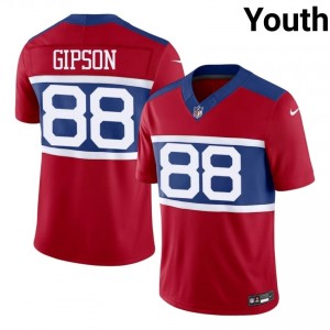 Xavier Gipson New York Giants #88 Youth Pro Cut Football Stitched Jersey - Red Edition 23410364