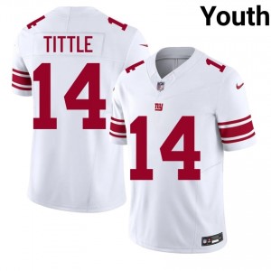 #14 Y.A. Tittle NY Giants Youth Licensed Football Stitch Jersey - White Edition 26819852