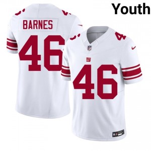 #46 Zaire Barnes Big Blue Youth Professional Football Embroidery Jersey - White Edition 78930207